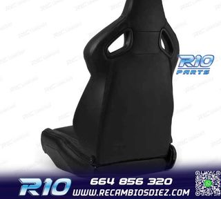 ASIENTO BAQUET UNIVERSAL CUERO NEGRO ESTILO SPORTSTER