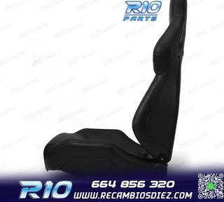 ASIENTO BAQUET UNIVERSAL CUERO NEGRO ESTILO SPORTSTER