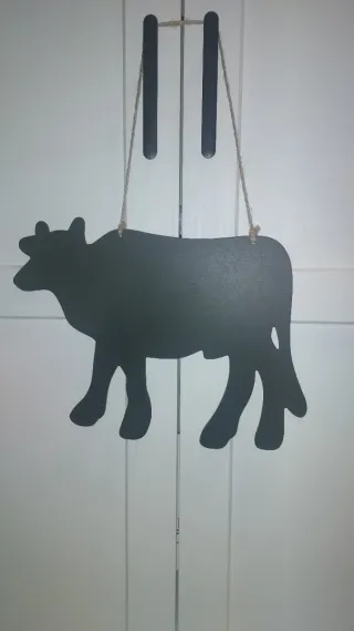 Lavagna a forma di mucca