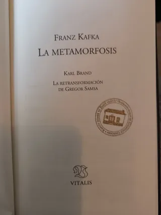 La metamorfosis