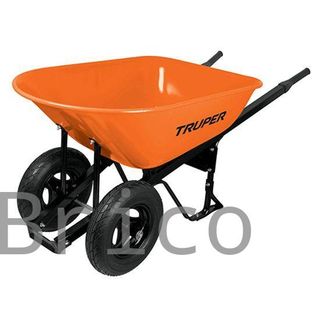 Carretilla 120 Litros  Metálica - 2 Ruedas - Truper
