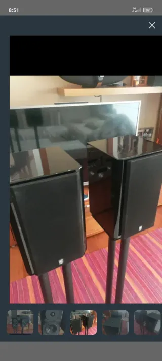 Altavoces Yamaha NX-E700 Negros