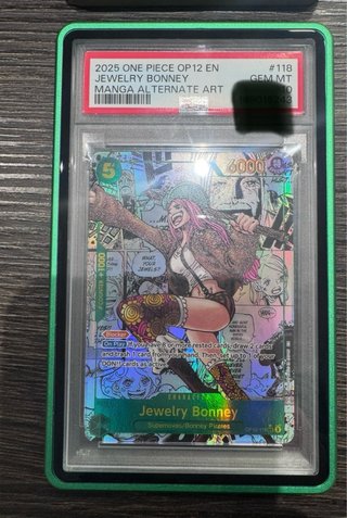 Jewelry Bonney OP12-118 Carta Manga One Piece