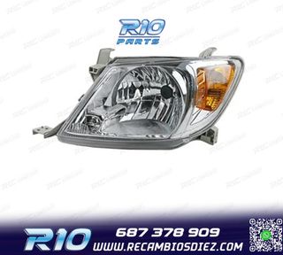 FARO IZQ TOYOTA HILUX VIGO PICK-UP 05-11 FONDO CROMO