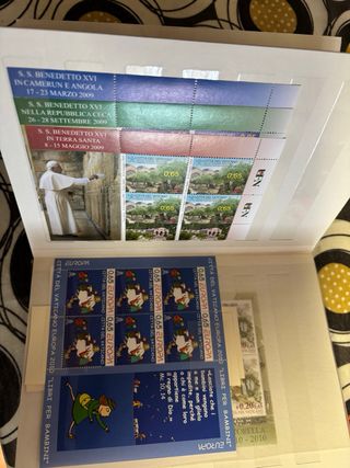2 Album Raccolta Francobolli Stato Vaticano