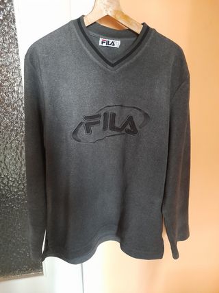 Due felpe "Fila" grigio "Lady Mei Sport" nero