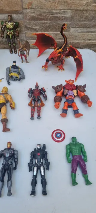 Lote muñecos marvel escucho ofertas por todos