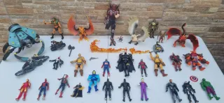 Lote muñecos marvel escucho ofertas por todos