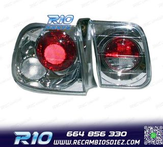 PILOTOS HONDA CIVIC 4P 96- LOOK LEXUS FONDO CROMO