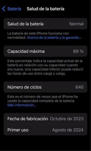 iPhone 15 Pro 128GB Negro