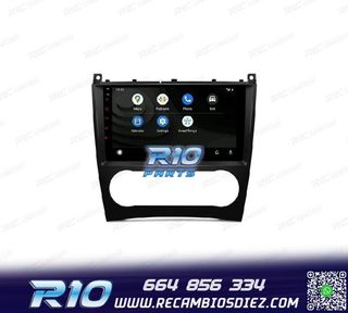 RADIO GPS ANDROID 13 PARA MERCEDES CLASE C W203 CLK W209 G W