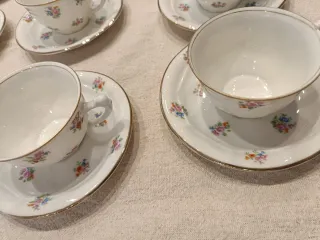 Juego de Café de Porcelana Francesa  Limoges