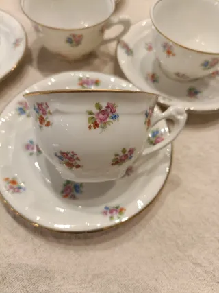 Juego de Café de Porcelana Francesa  Limoges