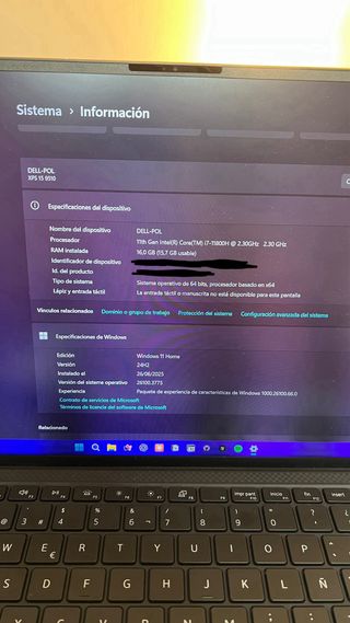 Dell XPS 15 RTX 3050 Ti