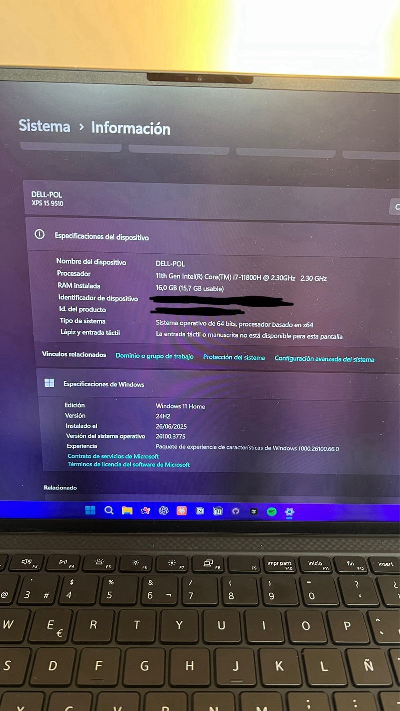 Dell XPS 15 RTX 3050 Ti afbeelding 7