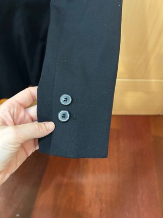 Americana Zara Mujer Negra Talla XS