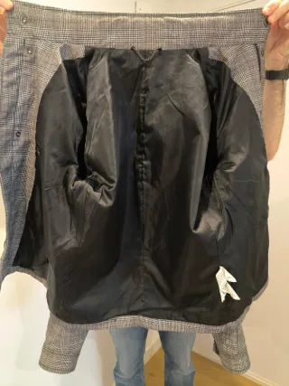 Cazadora Zara cuadros hombre