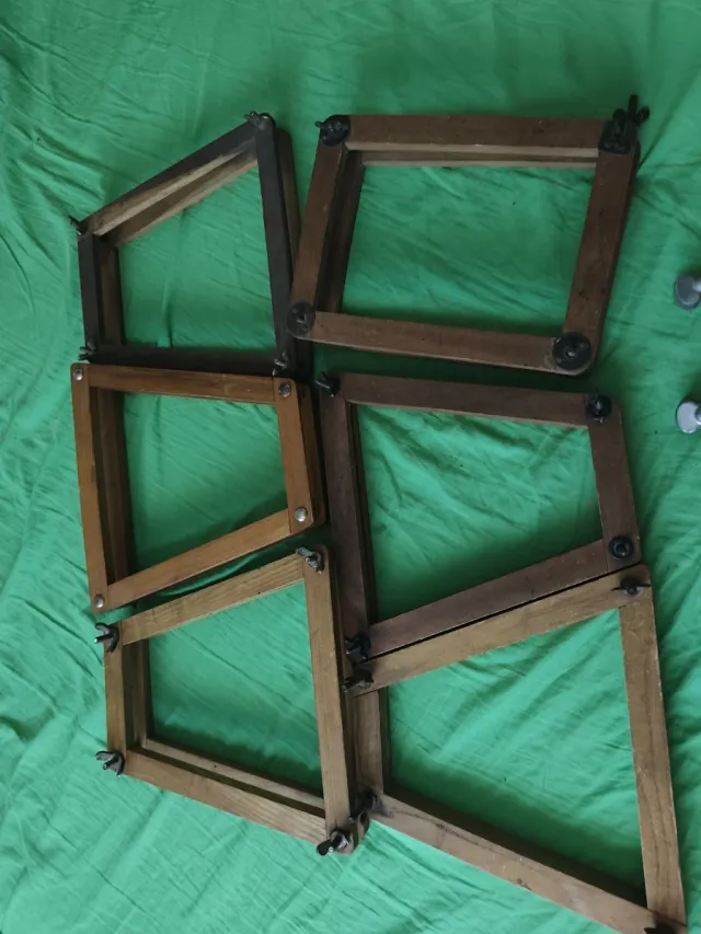 Prensas madera raquetas tenis colección decoración