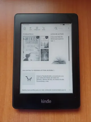 E-reader Kindle Paperwhite 6ª Gen + Cargador