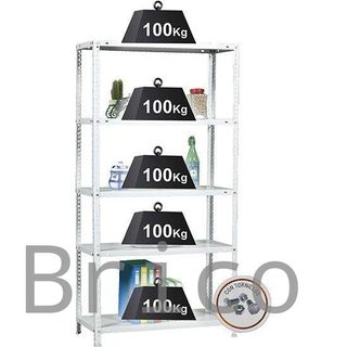 Estantería Metálica 1800x900x300 mm - 500 Kg