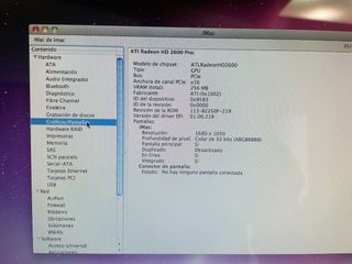 iMac 2007 20.5 4GB RAM 500GB HDD