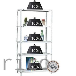 Estantería Metálica 1800x900x400 mm - 500 Kg