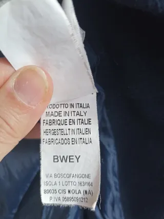 Cappotto donna bwei fashion blu.