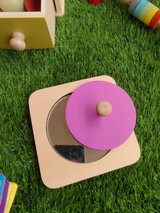 Lote Juguetes Bebé Madera y Tela