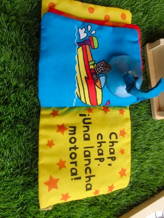 Lote Juguetes Bebé Madera y Tela