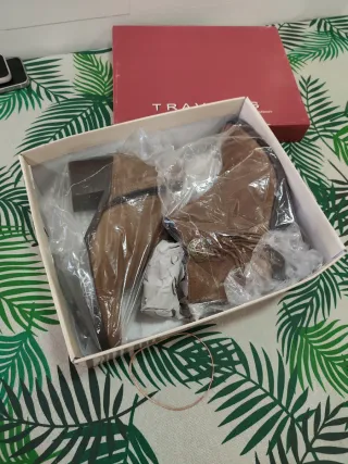 Botas de ante marrones talla 37