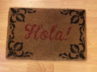 Felpudo Hola de yute