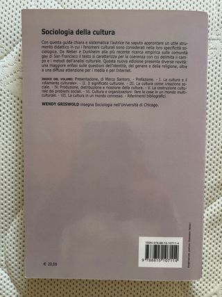Sociologia della cultura (Italian Edition)