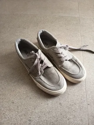 Zapatos náuticos Lona niño zara Talla 38
