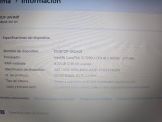 Portátil HP 430 G4 i5 8GB 128GB SSD