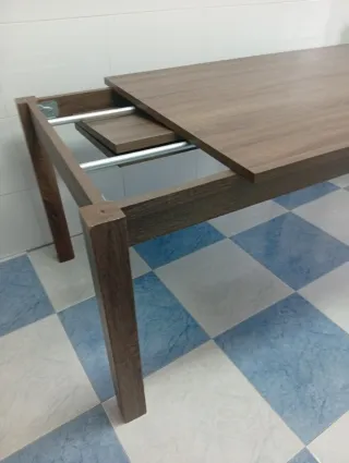 Mesa de comedor extensible madera