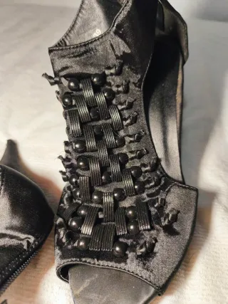 Tacones negros elegantes T.39 fiesta