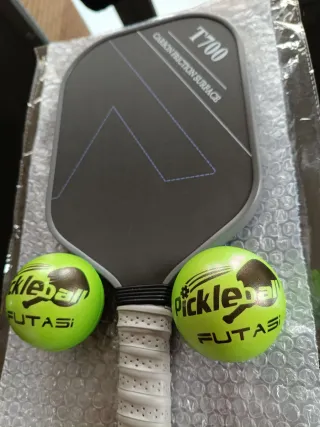 Pala Pickleball de fibra de carbono nueva!