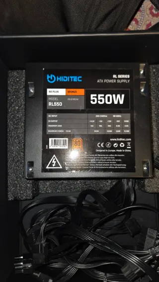 Fuente Alimentación HIDITEC RL550 550W ATX