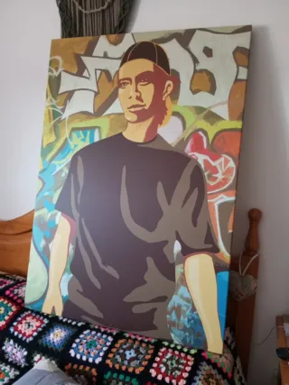 Cuadro juvenil graffiti