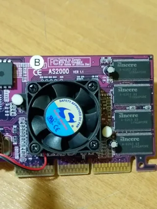 SCHEDA VIDEO NVIDIA GEOFORCE 2 MX400 AS2000