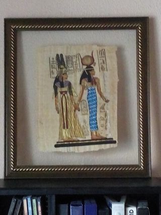 Lámina Egipcia Marco Dorado