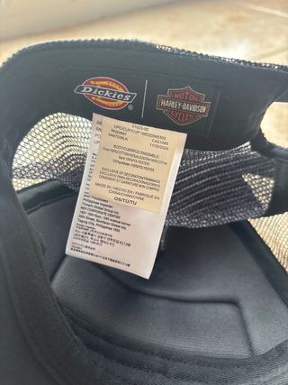 Gorra Dickies x Harley Davidson Negra