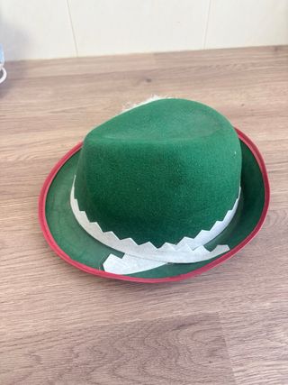 Disfraz Marrón y Rosa Tirolesa con sombrero