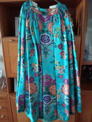 Traje Fallera Azul y Blanco