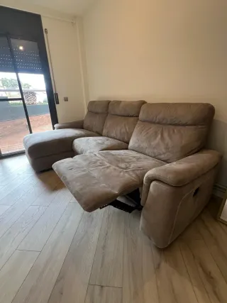 Sofá chaise longue 3 plazas con almacenaje