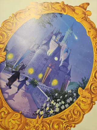 Lámina Disney 25 Aniversario Walt Disney World