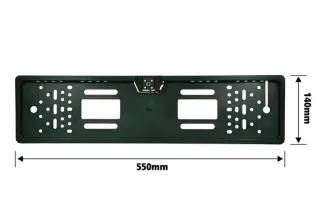 Portatarga AUTO 170° Telecamera Retromarcia 4 led