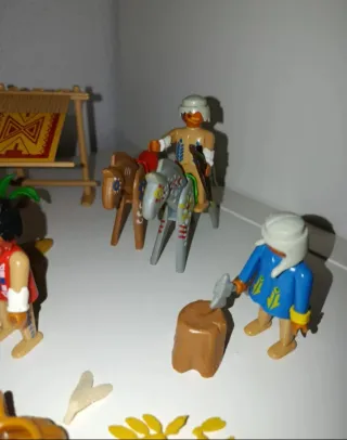 Playmobil Poblado Indio Años 90