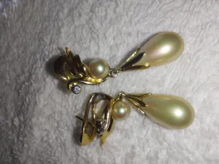 Pendientes Swan Mallorca Perla y Circonita