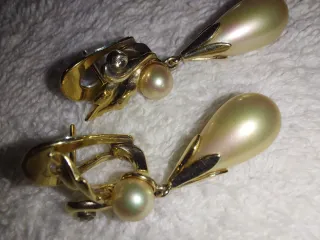 Pendientes Swan Mallorca Perla y Circonita